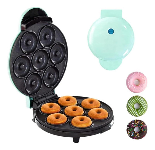Máquina Mini Donas Hace 7 Donuts En Minutos No Se Pega, 110v