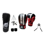 Kit Boxeo,kick Boxing,bolsa 1.10mts S/ Relleno+cadenas+sopo