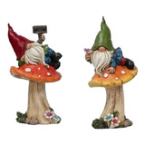 2 Duendes Decoracion Jardin 17 Cms