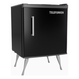 Heladera Congelador Telefunken Tk-48vnnc 50l Negra Vintage