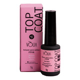 Top Coat Pink Volia Selante Para Unhas 9g Vòlia