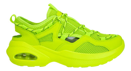 Tenis Casual Choclo Belinda Peregrin 701a Neon Para Mujer