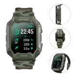 Relógio Smartwatch Mormaii Force Verde - Moforceaa/8p Desenho Da Pulseira Mesh