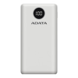 Banco De Poder Adata P20000qcd 20000 Mah Blanco