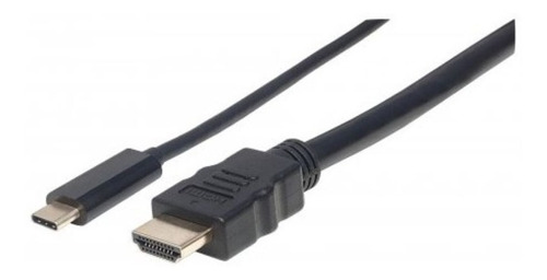 Cable Usb Manhattan Tipo C M-hdmi M 1.0m V3.1 4k 152235 / /v Color Negro