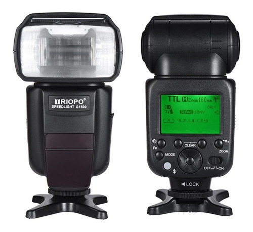 Flash Ttl Triopo G1500s P/ Sony Zapata Multinterfaz Hss Cuot