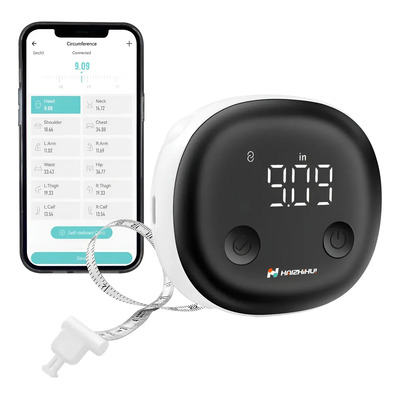 Fita Métrica Smart Body Fitdays Bluetooth Preta
