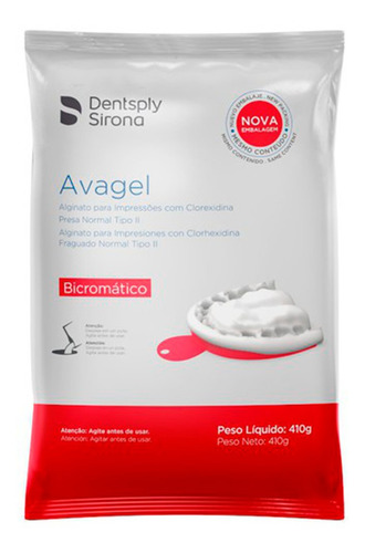 Alginato Avagel 410 Gr Bicromático - Dentsply Sirona
