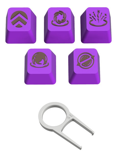 Set 5 Keycaps Astra Habilidades Valorant