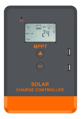 Controlador Carga Solar Powmr 30a 12v/24v 100% Mppt Off-grid