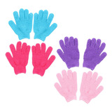 Guantes Exfoliantes De Baño, Guantes Exfoliantes De Belleza,