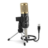 Microfono Condenser Pc Usb Youtube Stream Podcast + Tripode
