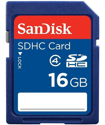 Memoria Sdhc  16gb Sandisk Para Video Hd