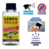 Limpa Tela 250ml + Microfibra Celular Note Tv Led Lcd Tablet