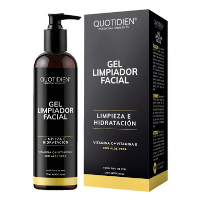 Gel Limpiador Facial Con Vitamina C + Vitamina E + Aloe Vera - Cuidado Facial - Skin Care Todo Tipo De Piel - Limpiador Purificante - Aclara - Acne - Oil Free - Skincare Limpieza Facial Piel Grasa | MercadoLibre