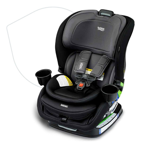 Butaca Auto Bebe Britax Poplar S Convertible Isofix Color Onyx Stone