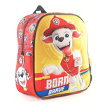 Mochila Espalda Paw Patrol Legends 3d Rojo 11 Pulgadas Diseño De La Tela Poliéster