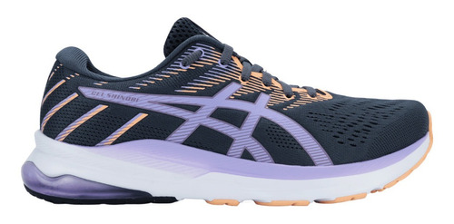 Tênis Asics Gel-shinobi Feminino Cinza Corrida E Caminhada