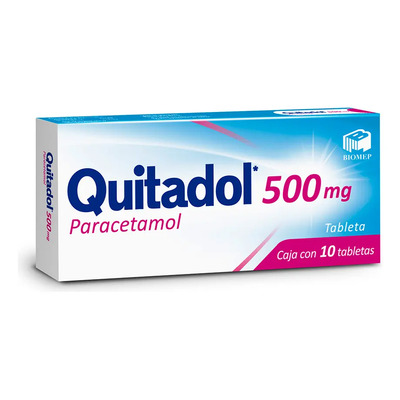 Quitadol Tabletas 500 Mg, 10 Tabletas | MercadoLibre