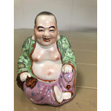 Buda (trio) Porcelana Chinesa Selada Símbolo Da Prosperidade