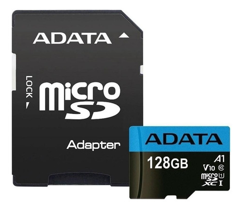 Memoria Micro Sdxc 128gb Adata Clase 10 Video Full Hd V10 