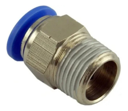 Conector Recto 1/4 X 6mm Pack 5 Unidades 