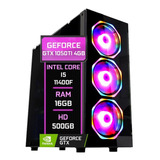 Pc Gamer Facil Intel I5 11400f 16gb Gtx 1050ti 4gb Hd 500gb