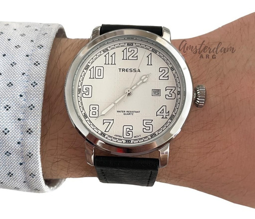 Reloj Tressa  Hombre Mod Vince Malla De Cuero .amsterdamarg.