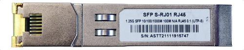 Módulo Gbic Sfp Ethernet S-rj01 Rj45 10/100/1000m Cooper