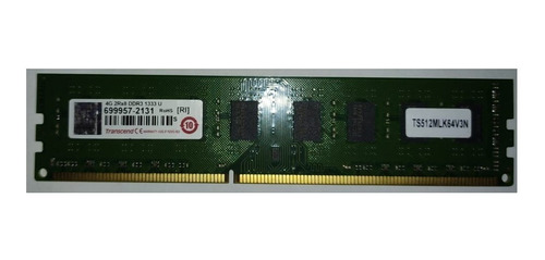 Memoria Ddr3 4gb 1333 U Transcend Escritorio