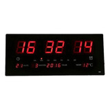 Reloj De Pared Led Digital Grande Con Temperatura De Día,mes