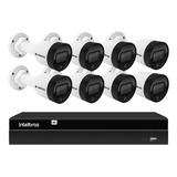 8 Câmeras Intelbras Vip Ip 1220 Bullet G4 Colorvu, Nvr 1408