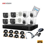 Kit Profesional Hikvision 8 Camara Exterior Fhd 1080p Dd 1tb