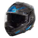 Casco Abatible Ls2 Ff901 Advant X Spektrum Negro / Azul