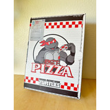 Set De 4 Figuras Bst Axn Tortugas Ninja Tmnt/caja De Pizza