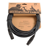 Cabo De Microfone Canon Daddario Pw-cmic-25 De 7,6 Mts De 3 Pinos