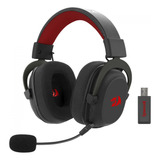 Headset Gamer Redragon Zeus Pro H510-pro Sem Fio 7.1 Preto