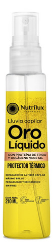 Protector Térmico Oro Liquido Post Keratina Alisado 250ml