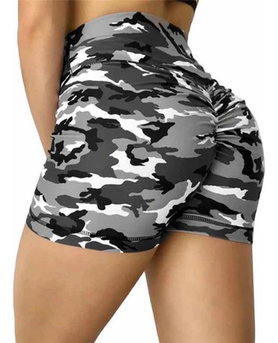 Short Licra Deportiva Sexy Plisado Levanta Pompa 913 Cam Str