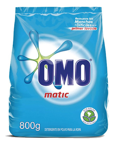 Detergente En Polvo Omo Matic (18 X 800 G)