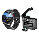 Reloj Inteligente Ecg+ppg Bluetooth Call+audífonos Inalámb