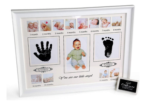 Portarretratos Grande Para Bebé, Registro Desde Nacido 
