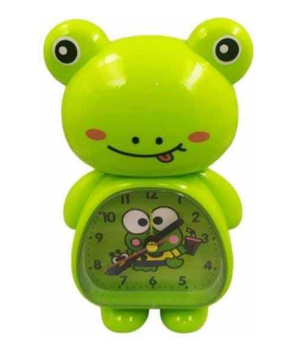 Reloj Despertador Para Niños De Dinosaurio En Color Verde