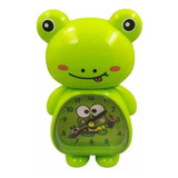 Reloj Despertador Para Niños De Dinosaurio En Color Verde