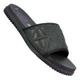 Chinelo Kenner Slide Pantera Negra Original - Preto/roxo