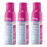 Kit Shampoo A Seco Fortificante Belliz Ricca  150ml C/3