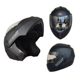 Casco Para Moto Abatible Certificado Roda Revenge Neg Mate P