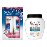 Kit Skala Shampoo Acondicionador Y Mascara Bomba Vitamina