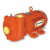 Bomba Centrífuga Industrial Evans 7.5hp Trifásica Color Naranja Frecuencia 60 Hz