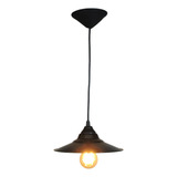 Lustre Pendente Retro Preto Ou Branco Vintage Industrial E27 110v/220v